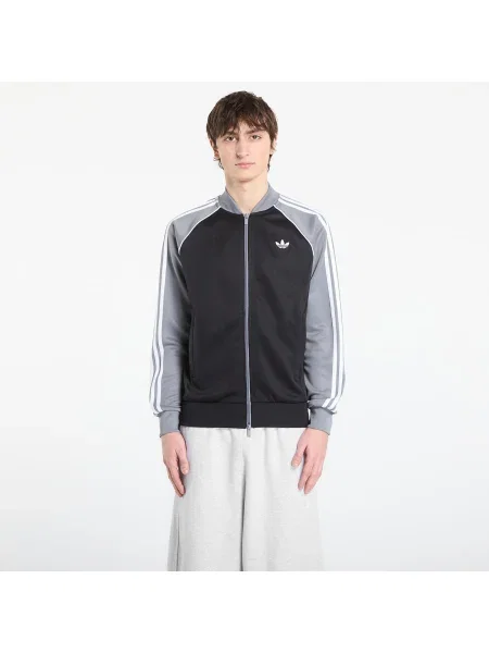 Φούτερ adidas Sst Tt Black/ Grey/ White M λευκό