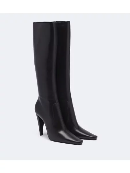 Cizme Saint Laurent din piele negru
