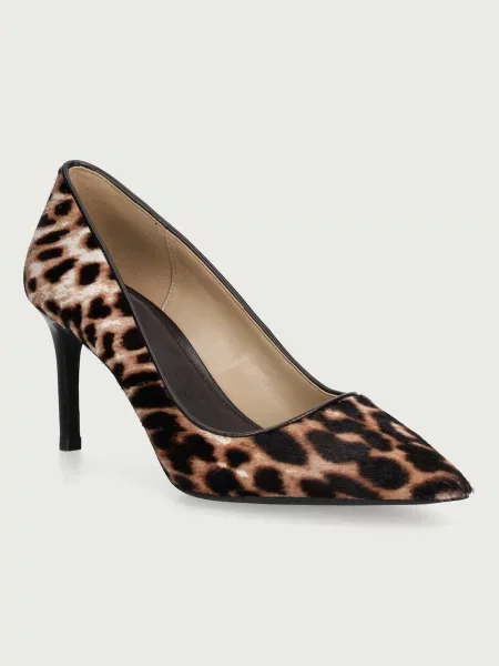 Pantofi Michael Michael Kors din piele cu toc stiletto bej