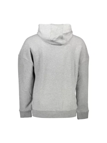 Bluza z kapturem Plein Sport z kapturem z nadrukiem szara