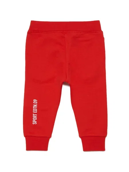 Spodnie dziecięce Dsquared2 czerwone