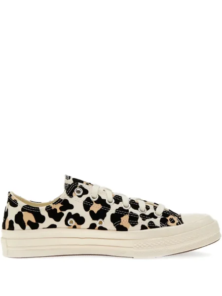 Sneakerși Converse Chuck 70 cu platformă cu imagine cu model leopard maro