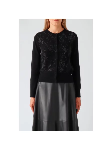 Kardigan Max Mara Studio wełniany czarny