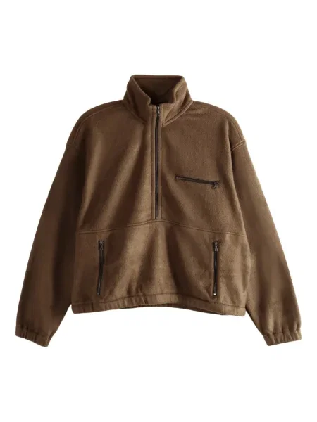 Polar Auralee polarowy z zamkiem błyskawicznym do połowy brązowy