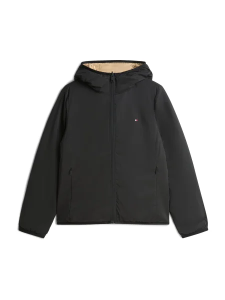 TOMMY HILFIGER Geacă de primăvară-toamnă nisipiu negru