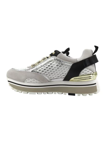 Sneakersy Liu Jo skórzane na platformie białe
