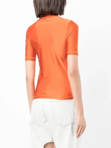 Tricou Coperni cu imagine portocaliu