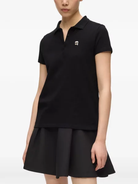 Polo Karl Lagerfeld μαύρο
