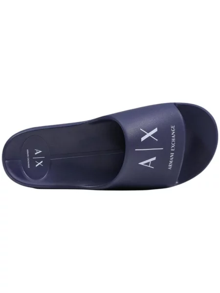 Armani Exchange natikače za bazen muške plava