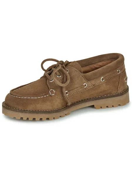 Pantofi Pavement din piele de căprioară maro