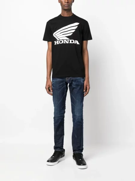 Koszulka Dsquared2 z nadrukiem czarna