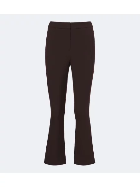 Pantaloni Veronica Beard maro