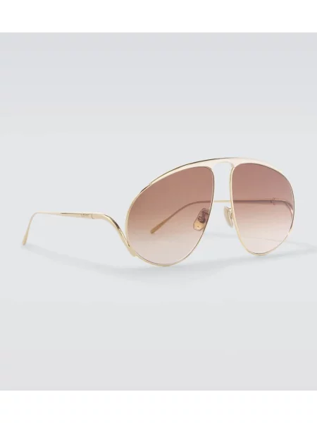 Ochelari de soare Loewe auriu