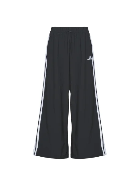 Pruhované nohavice Adidas čierna