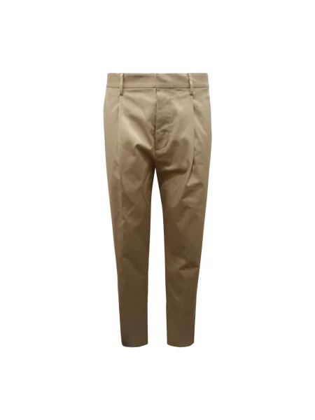 Spodnie Dsquared2 beżowe