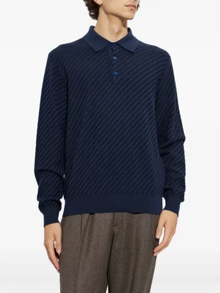 Lung pulover Brioni albastru