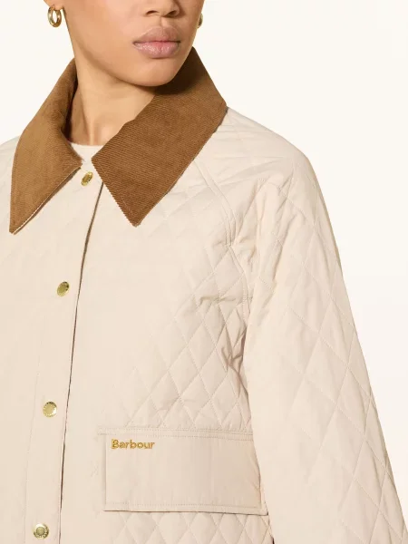 Barbour Prošívaná Bunda Kirby režná hnědá