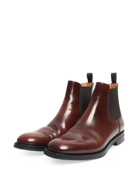Botine chelsea Church's din piele maro