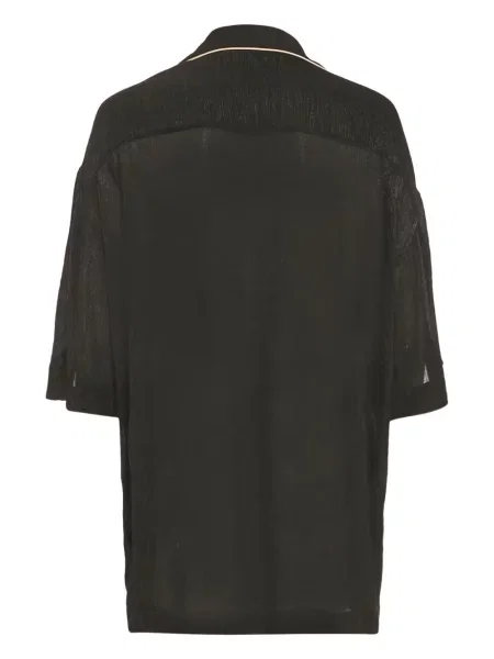 Cămașă Palm Angels cu broderie negru
