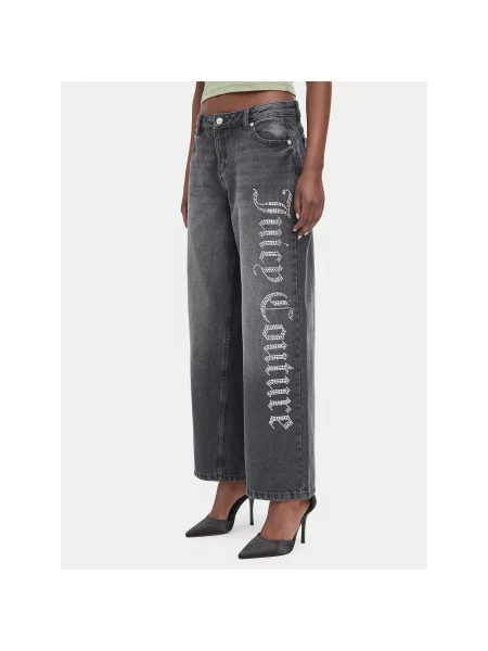 Juicy Couture Τζιν Wide Leg γκρι