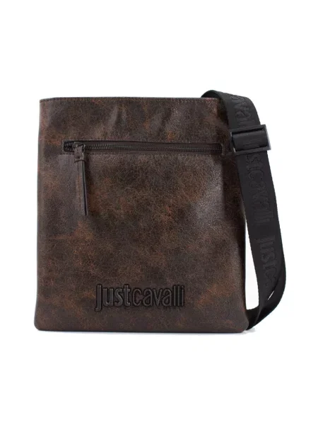 Torba crossbody Roberto Cavalli retro brązowa