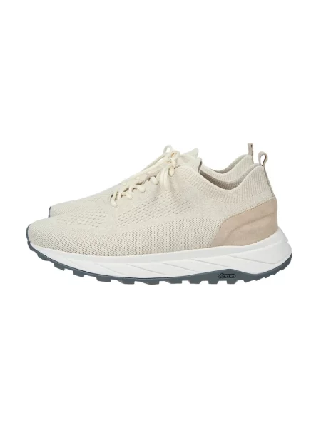 Sneakersy Eleventy skórzane beżowe