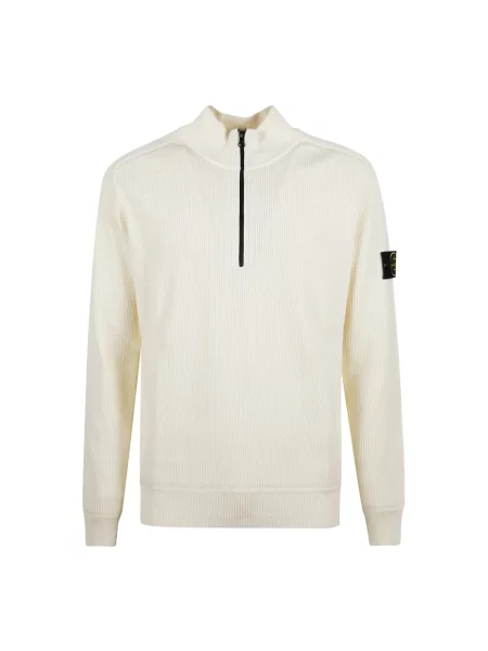 Sweter Stone Island z kamieniami biały