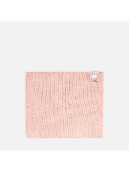 Reserved Žebrovaný nákrčník Miffy pastelově růžová