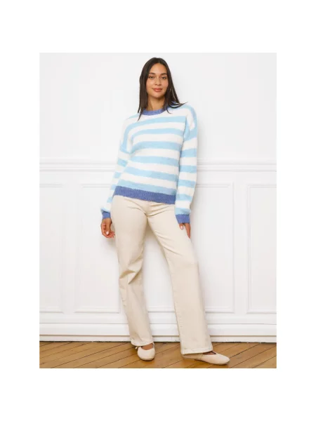 Pulover La Modeuse albastru