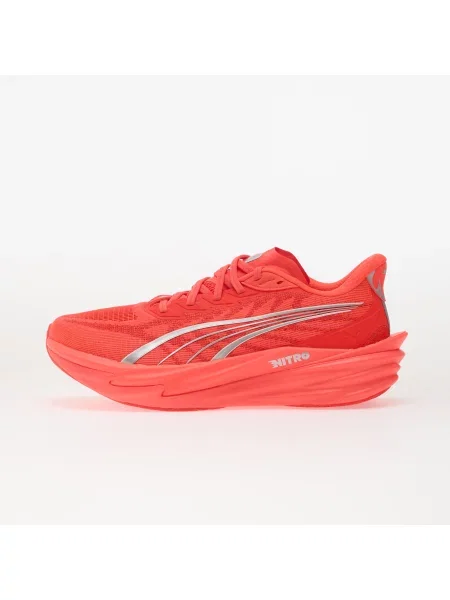 Sneakers Puma Deviate NITRO 4 Ultra Red-PUMA Silver EUR 45 roșu