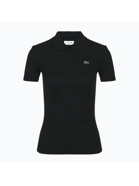 Polo tričko Lacoste black černé