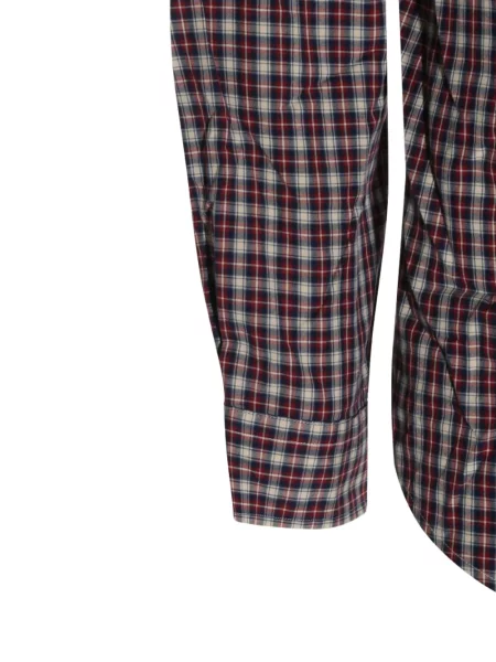 Pledinė raštuota marškiniai Polo Ralph Lauren ruoželis raudona