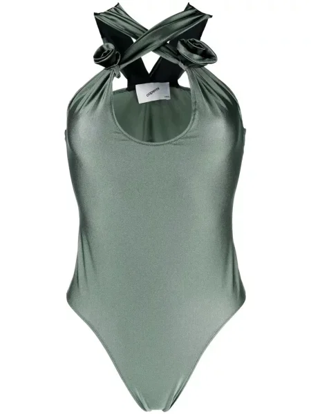 Body Coperni cu model floral verde