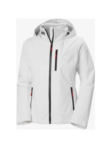 Kurtka z kapturem Helly Hansen Crew Midlayer XS biała