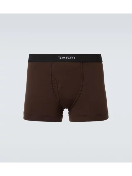 Boxeri Tom Ford cu autograf maro