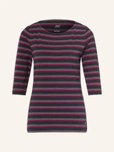 Joy Sportswear Tričko Gina S Rukávem A Třpytivou Přízí / stříbrná / fuchsiová černá