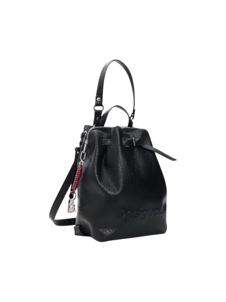 Plecak Desigual z logo czarny
