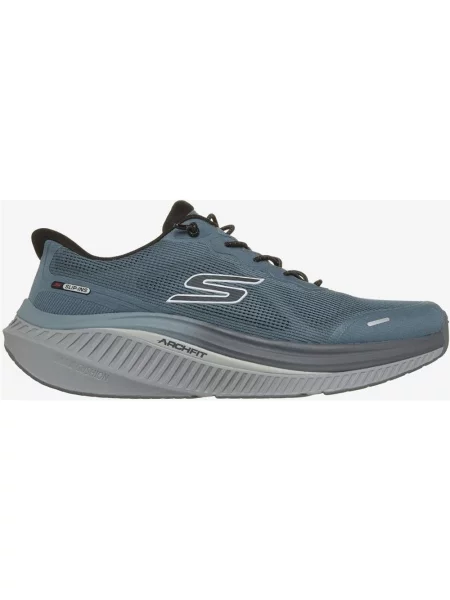 Buty do biegania Skechers GO WALK Max Cushioning Arch Fit Slip-Ins Justin niebiesko szare