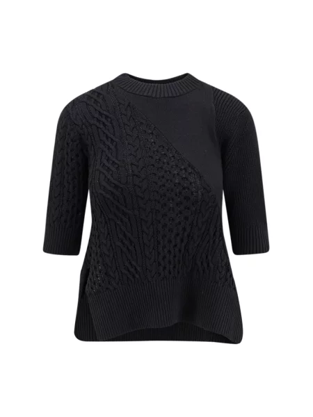 Sweter Sacai czarny