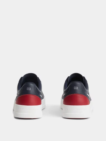 Кожаные кеды Tommy Hilfiger синие