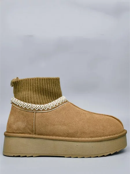 Замшевые сапоги Stilli желтые