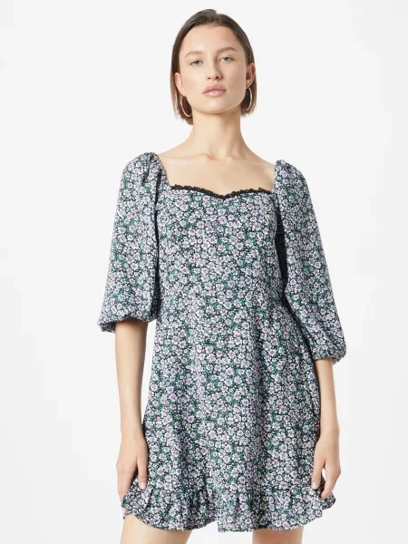 Dorothy Perkins Ruha zöld / lila / fekete / fehér