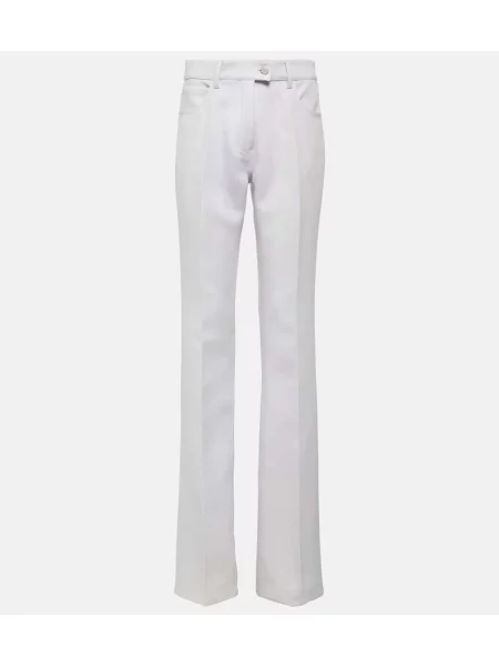 Pantaloni Courreges alb