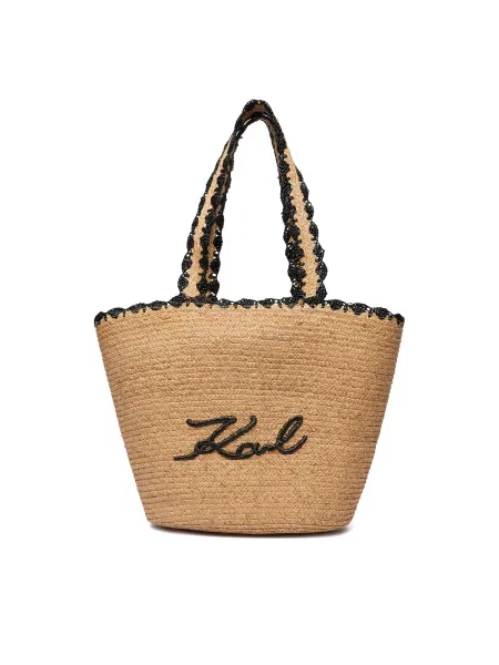 Rankinė KARL LAGERFELD smėlio