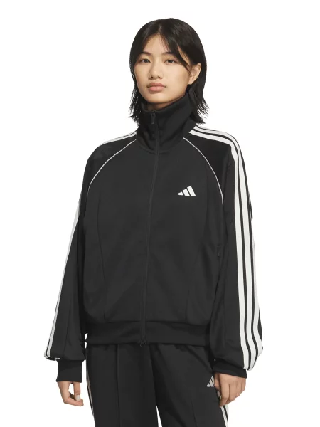 ADIDAS SPORTSWEAR Športová bunda čierna biela