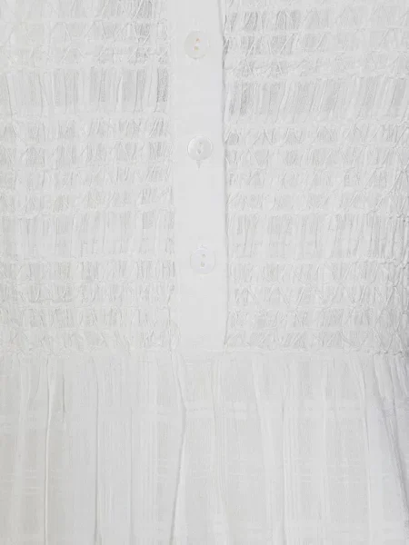 Rochie Maison Hotel fără mâneci evazată alb
