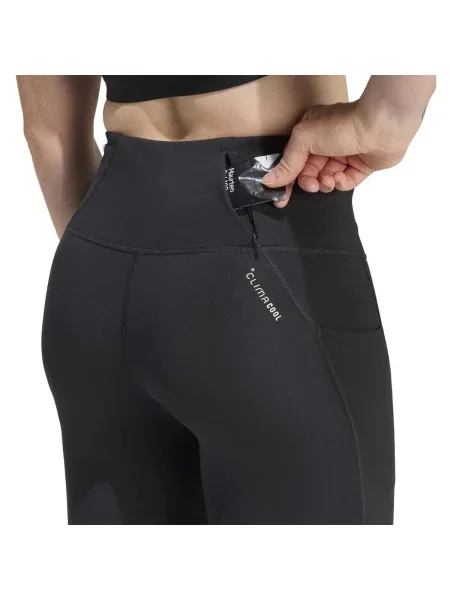 ADIDAS PERFORMANCE Športové nohavice / biela čierna