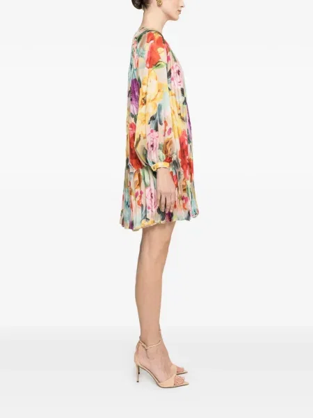 Rochie florală Nissa cu model floral cu imagine