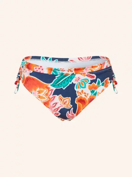 Lidea Podstawowe Figi Bikini Petal Patch blau pomarańczowe