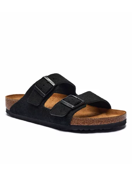 Birkenstock Șlapi Arizona LEVE | piele întoarsă negru